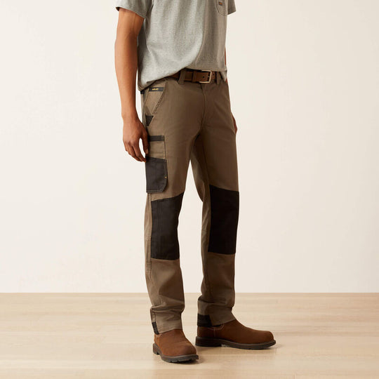 Ariat Men's Rebar M8 Modern DuraStretch Cargo Pant - Hunter - 10060671 28 x 28 / Fox Hunter / Standard - Overlook Boots