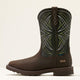 Ariat Men's Activator 11" Wide Square Toe Waterproof Work Boot - Dark Brown/Green - 10060894 - Overlook Boots