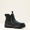 Ariat Men's Turbo 6" Round Toe Waterproof Chelsea Work Boot - Black - 10060896 7 / Medium / Black - Overlook Boots