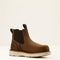 Ariat Men's Rebar 6" Composite Toe Waterproof Wedge Chelsea Work Boot - Distressed Brown - 10061115 6 / Medium / Brown - Overlook Boots