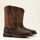Ariat Men's Activator VentTEK 11" Steel Toe Waterproof Work Boot - Dark Brown - 10061119 - Overlook Boots