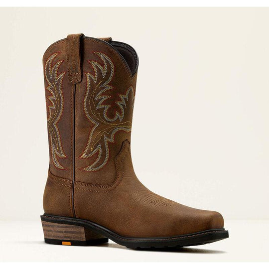 Ariat Men's Ironside 11" Steel Toe Western Work Boot - Brown/Tan - 10061251 7 / Medium / Brown - Overlook Boots