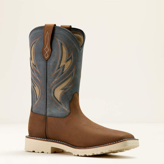 Ariat Men's Activator VentTEK 11" Slip Resistant Work Boot - Alamo Brown - 10061285 7 / Medium / Brown - Overlook Boots
