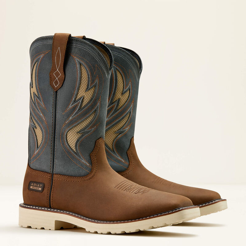 Ariat Men's Activator VentTEK 11" Slip Resistant Work Boot - Alamo Brown - 10061285 - Overlook Boots