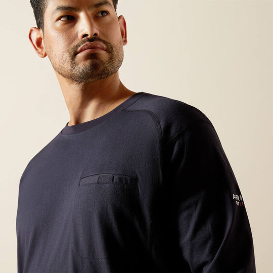 Ariat FR Air Graveyard Shift Playera para Hombre - Negro - 10062315