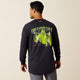 Ariat FR Air Graveyard Shift Playera para Hombre - Negro - 10062315 - Imagen 5