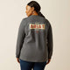 Ariat FR Pima Stretch US Logo Capa Base para Mujer - Carbón - 10062317 - Imagen 5