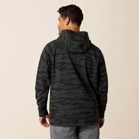 Ariat DuraStretch Smoke Sudadera con Capucha para Hombre, Resistente al Fuego (FR) - Negro - 10062335 - Imagen 5