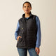 Ariat Women's Rebar Ripstop Lightweight Insulated Vest - Black - 10062722 X-Small / Black - Overlook Boots