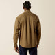Ariat Men's Flame Resistant Deniro Work Shirt - Khaki - 10062743 - Overlook Boots