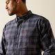 Ariat Men's Flame Resistant Brando Work Shirt - Night - 10062744 Small / Moonless Night - Overlook Boots