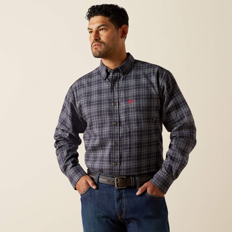 Ariat Men's Flame Resistant Brando Work Shirt - Night - 10062744 - Overlook Boots