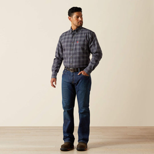 Ariat Men's Flame Resistant Brando Work Shirt - Night - 10062744 - Overlook Boots