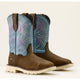 Ariat Women's Activator 10" Square Toe Waterproof Western Work Boot - Brown - 10063832 - Overlook Boots