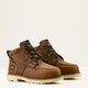Ariat Women's Rebar Lift Chukka 5.5" Composite Toe MetGuard Work Boot - Distressed Bomber - 10063851 5.5 / Medium / Distressed Brown - Overlook Boots