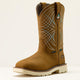 Ariat Women's Activator CSA 10" Square Toe Steel Toe Waterproof Slip Resistant Work Boot - Dusted Brown - 10063856 - Overlook Boots