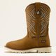 Ariat Women's Activator CSA 10" Square Toe Steel Toe Waterproof Slip Resistant Work Boot - Dusted Brown - 10063856 - Overlook Boots