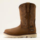 Ariat Men's Activator Argo 11" Round Toe Waterproof Work Boot - Brown - 10063860 - Overlook Boots