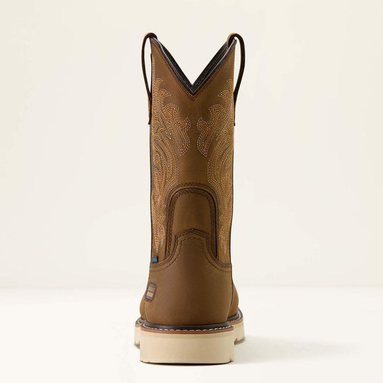 Ariat Men's Activator Argo 11" Round Toe Composite Toe Waterproof Slip Resistant Work Boot - Distressed Brown - 10063861 - Overlook Boots