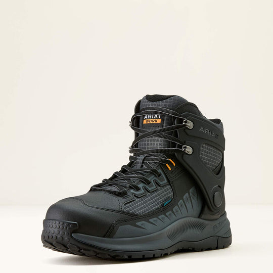 Ariat Men's Outpace Shift 6" Composite Toe Waterproof Work Boot - Dark Grey - 10063979 - Overlook Boots