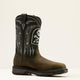 Ariat WorkHog XT Bolt Skull Bota de Trabajo para Hombre, Impermeable, Punta Cuadrada Ancha, Punta Suave - Café - 10074286 - Imagen 3