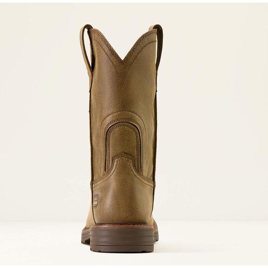 Ariat Men's Activator 11" Wide Square Toe Slip Resistant Pull-On Work Boot - Brown/Bomber - 10074290 - Overlook Boots