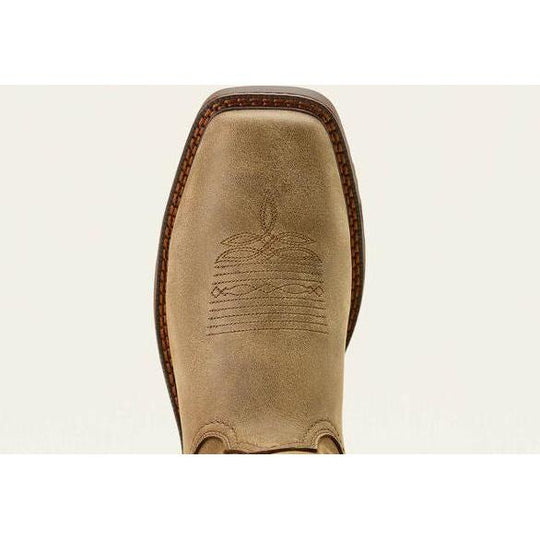 Ariat Men's Activator 11" Wide Square Toe Slip Resistant Pull-On Work Boot - Brown/Bomber - 10074290 - Overlook Boots