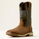 Ariat Men's Activator Patriot Wide Square Toe Work Boot - Brown - 10079675 - Overlook Boots