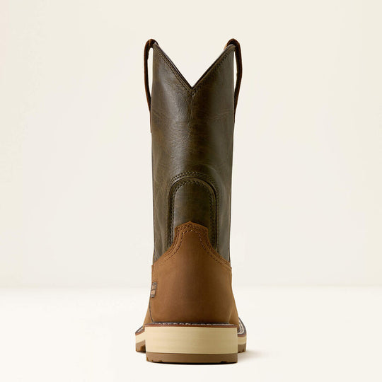 Ariat Men's Activator Patriot Wide Square Toe Work Boot - Brown - 10079675 - Overlook Boots