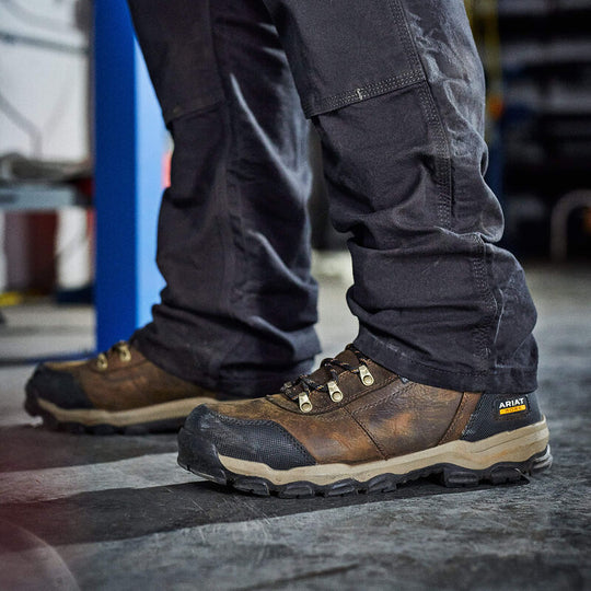 Ariat Men's Stryker Neo 6" Waterproof Composite Toe Work Boot - Brown - 10080450 - Overlook Boots