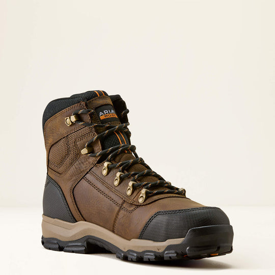 Ariat Men's Stryker Neo 6" Waterproof Composite Toe Work Boot - Brown - 10080450 - Overlook Boots
