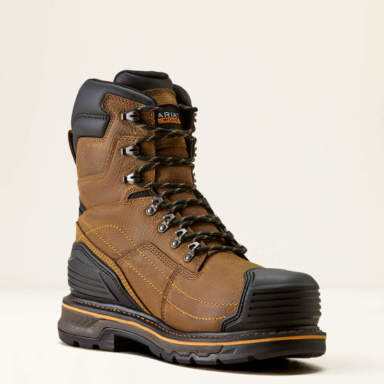 Ariat Men's Stump Jumper 8" Waterproof Composite Toe Work Boot - Brown - 10080454 - Overlook Boots