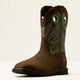 Ariat Men's Groundwork Waterproof Square Toe Steel Toe Work Boot - Brown - 10082099 - Overlook Boots