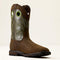 Ariat Men's Groundwork Waterproof Square Toe Steel Toe Work Boot - Brown - 10082099 7 / Medium / Brown - Overlook Boots