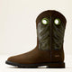 Ariat Men's Groundwork Waterproof Square Toe Steel Toe Work Boot - Brown - 10082099 - Overlook Boots