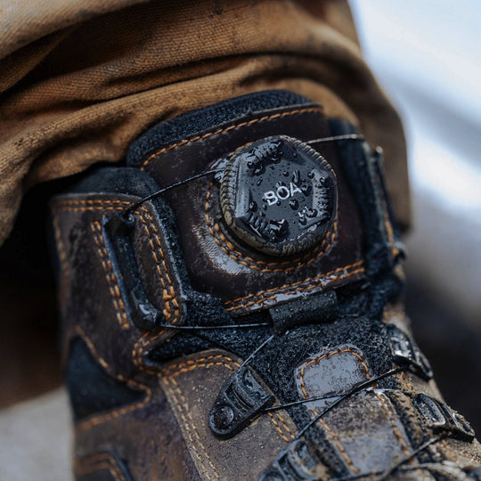 Danner Men's Vicious BOA 4.5" Composite Toe Waterproof Work Boot - Brown - 13800 - Overlook Boots