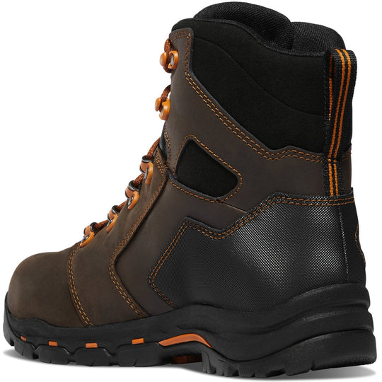 Danner Men's Vicious 6" Composite Toe Waterproof Slip Resistant Work Boot -Brown- 13879 - Overlook Boots