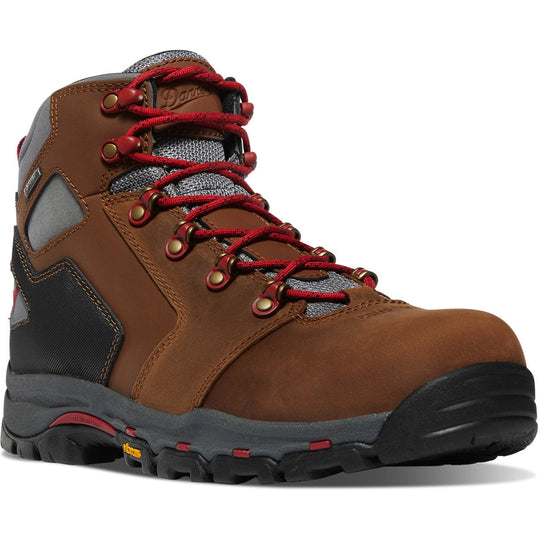 Danner Men's Vicious 4.5" Plain Toe Waterproof Slip Resistant Work Boot -Brown- 13881 7 / Medium / Brown - Overlook Boots