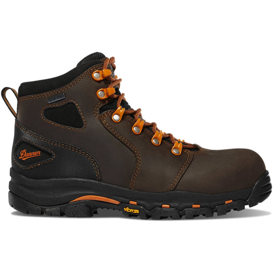 Danner Women's Vicious 4" Composite Toe Waterproof Slip Resistant Work Boot -Brown- 13884 - Overlook Boots