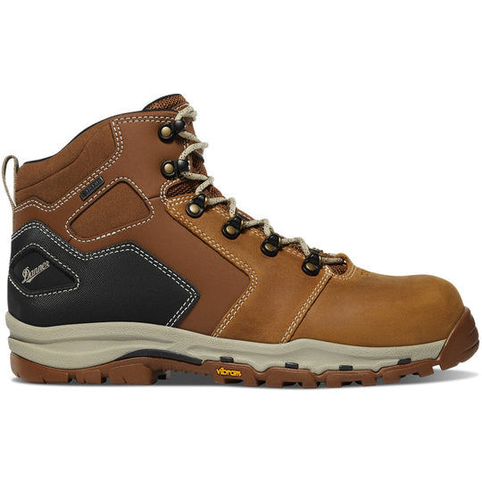 Danner Men's Vicious 4.5" Composite Toe Waterproof Slip Resistant Work Boot -Tan- 13886 - Overlook Boots