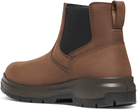 Danner Men's Ground Control 6" Waterproof Chelsea Work Boot - Brown - 14522 - Overlook Boots