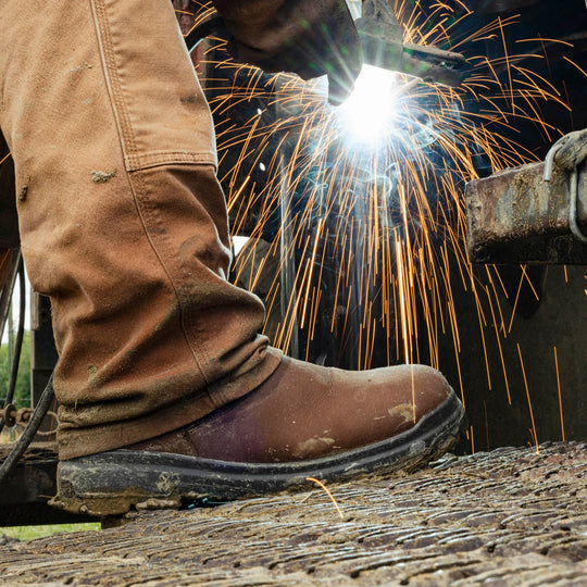 Danner Men's Ground Control 6" Waterproof Chelsea Work Boot - Brown - 14522 - Overlook Boots