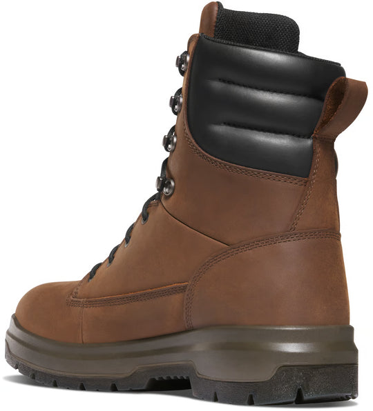 Danner Men's Ground Control 8" Steel Toe Waterproof Work Boot - Brown - 14526 - Overlook Boots