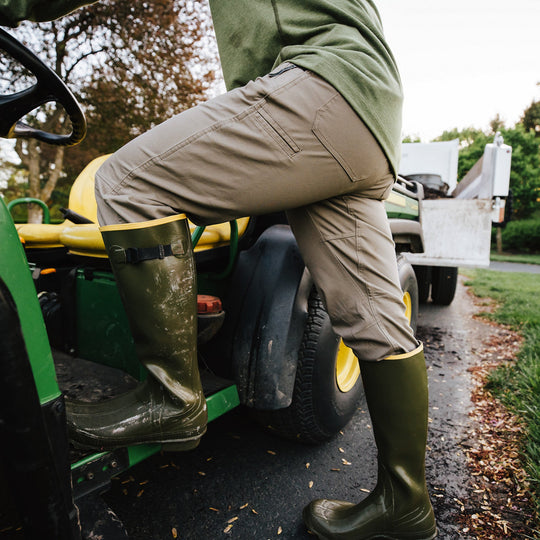 LaCrosse Men's Grange 18" Plain Toe Waterproof Slip Resistant Work Boot - OD Green - 150040 - Overlook Boots