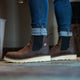 Danner Women Bull Run 5" Plain Toe Slip Resistant Work Boot -Brown- 15482 - Overlook Boots