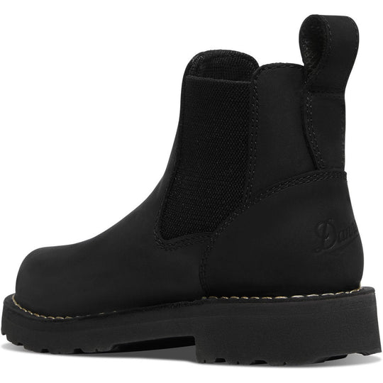 Danner Women's Bull Run 5" Plain Toe Chelsea Work Boot -Black- 15485 - Overlook Boots