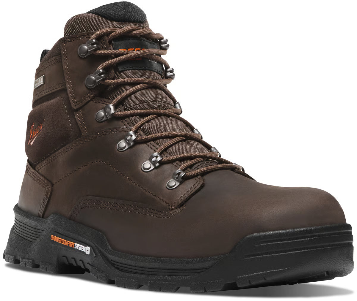 Danner Men's Crafter 2.0 6" Composite Toe Waterproof Work Boot - Brown - 17421 7 / Medium / Brown - Overlook Boots