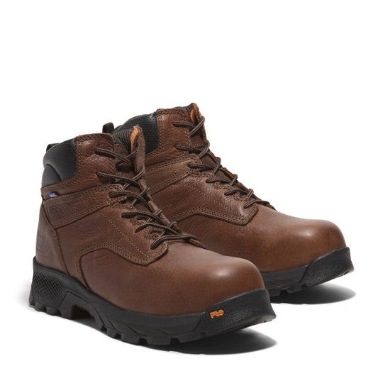 Timberland PRO Men's Titan EV 6" Composite Toe Work Boot - Brown - TB0A61PF214 - Overlook Boots