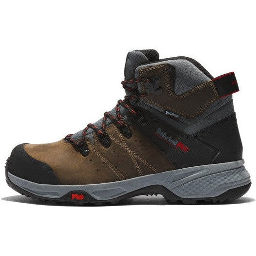 Timberland Pro Men's Switchback Composite Toe Waterproof Work Boot- Brown- TB1A5SZ3214 - Overlook Boots