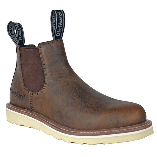 DieHard Men's Colt Soft Toe Chelsea Work Boot - Brown - DH50221 6 / Medium / Brown - Overlook Boots